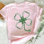 Stethoscope Clover T-Shirt - Image 6